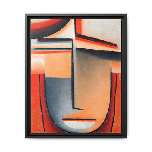 Abstract Head -Tragic (1928) by Alexej von Jawlensky  / Toile encadrée sur caisse américaine