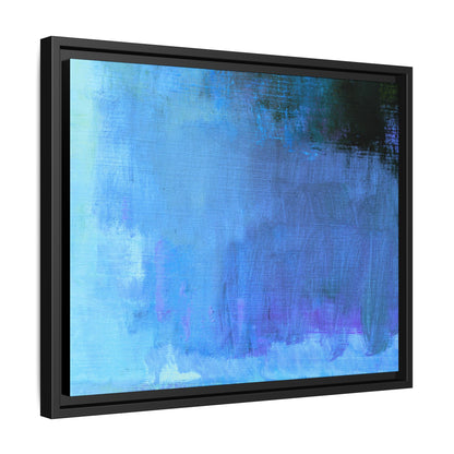 Tableau Contemporain Azuréen "Série Sign Collections" / Toile encadrée sur caisse américaine