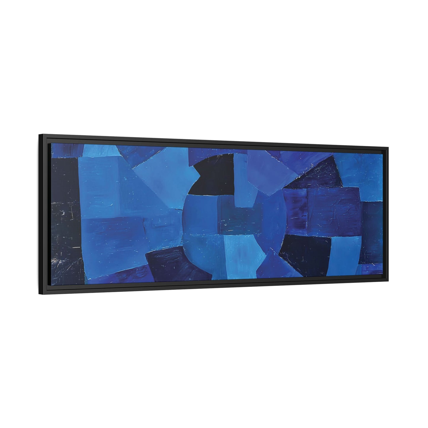 Komposition in Blau (1931) by Otto Freundlich / Toile encadrée sur caisse américaine