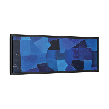 Komposition in Blau (1931) by Otto Freundlich / Toile encadrée sur caisse américaine