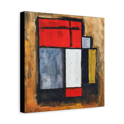 Formas abstractas (1929) by Joaquín Torres-García / Reproduction Fine Art sur Toile /  Epaisseur 3.2 cm - 1.25 inch