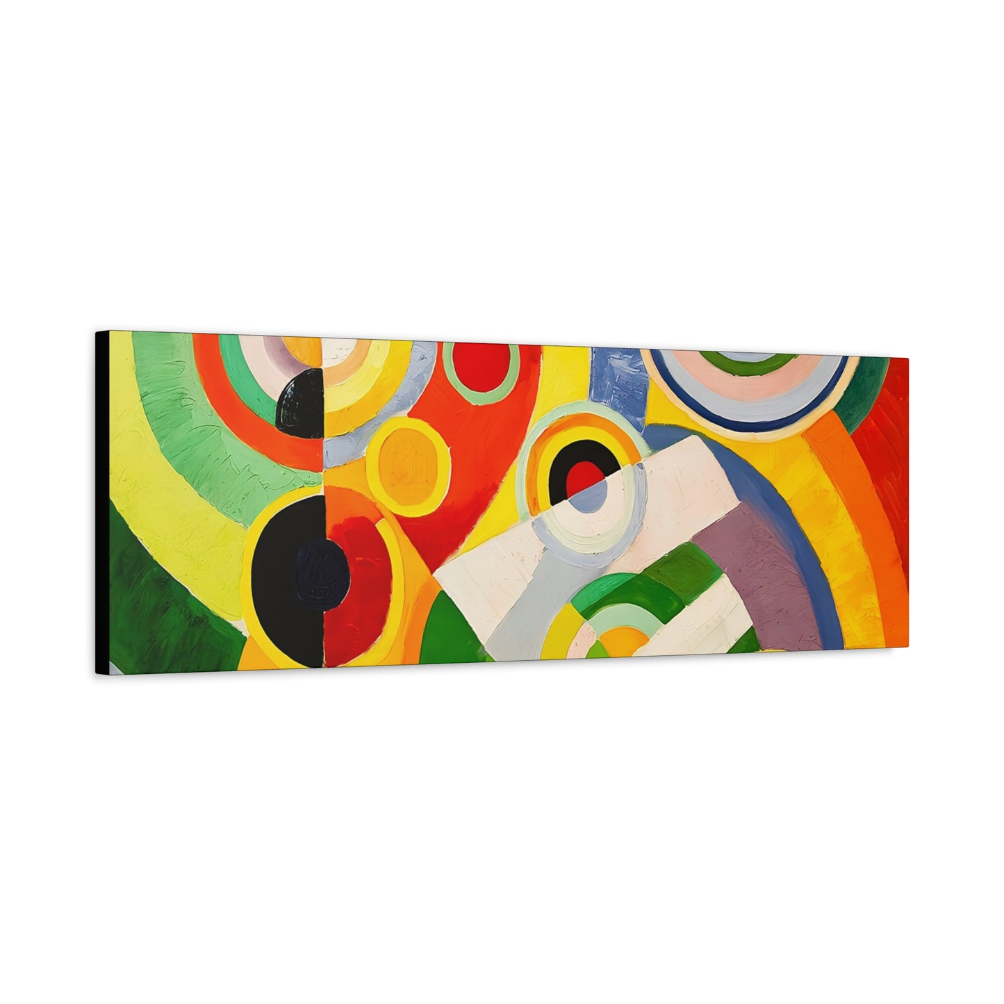 Rythme, Joie de vivre (1930) by Robert Delaunay / Reproduction Fine Art sur Toile / Large Epaisseur 3.2 cm - 1.25 inch
