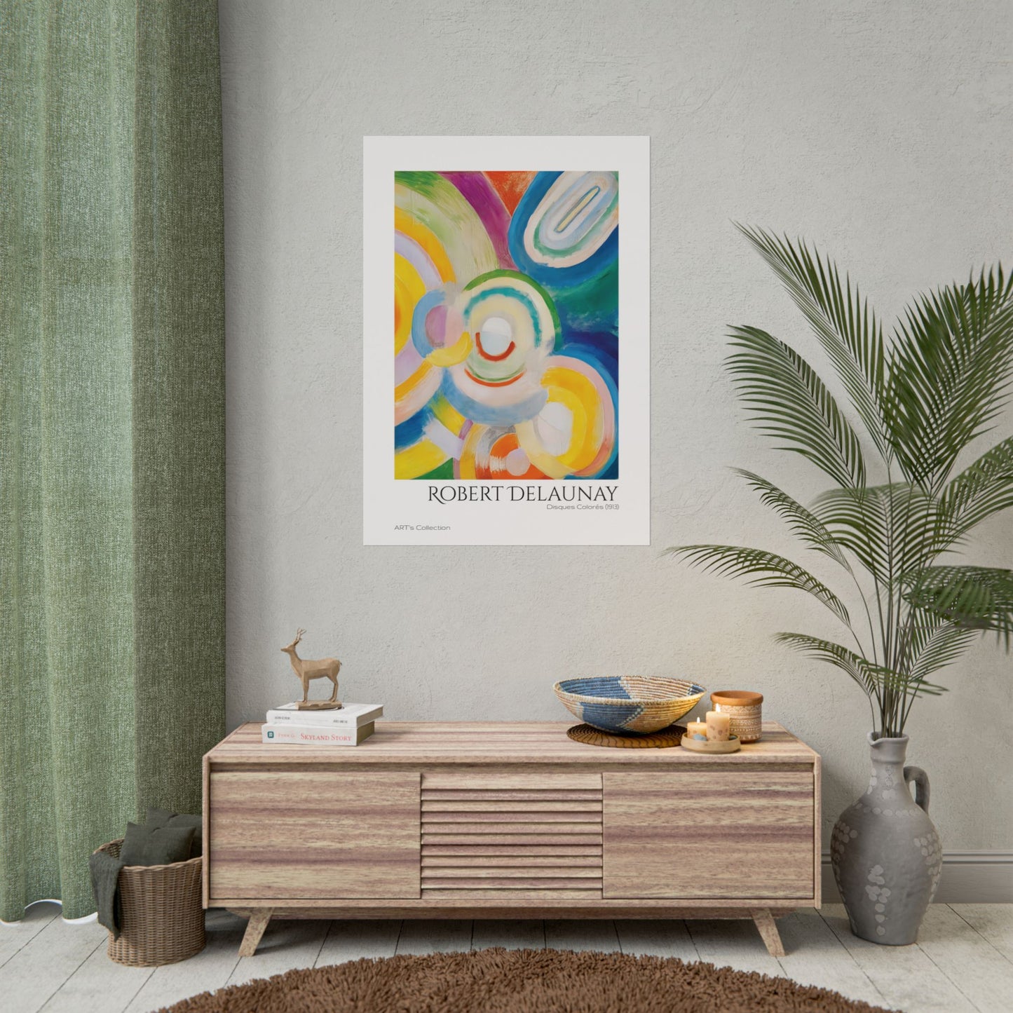 Disques Colorés (1913) by Robert Delaunay / Affiche imprimée - Série ART's Collection