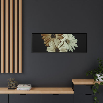 Collection Signature "FLORAL Numéro 3" sur Toile encadrée avec caisse américaine