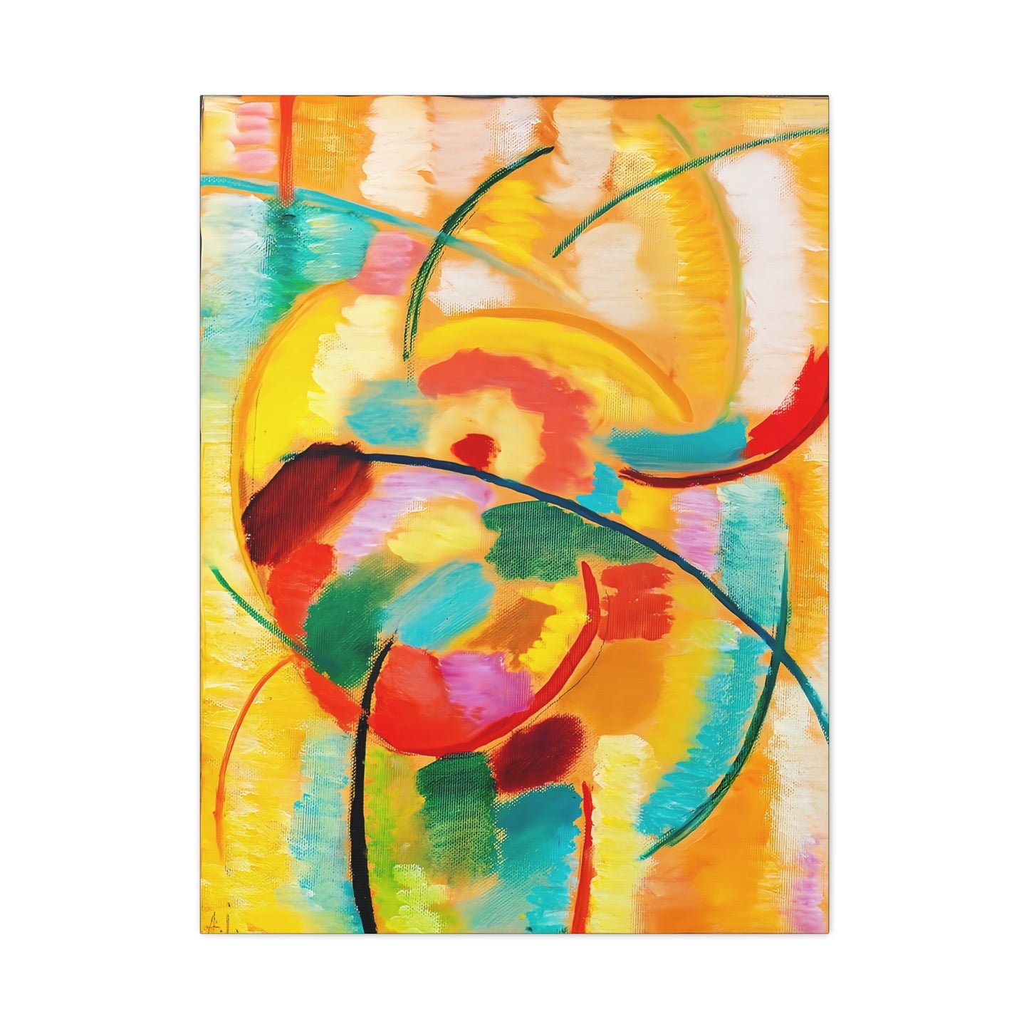 Stillleben (1917) by Alexej von Jawlensky / Reproduction Fine Art sur Toile /  Epaisseur 3.2 cm - 1.25 inch