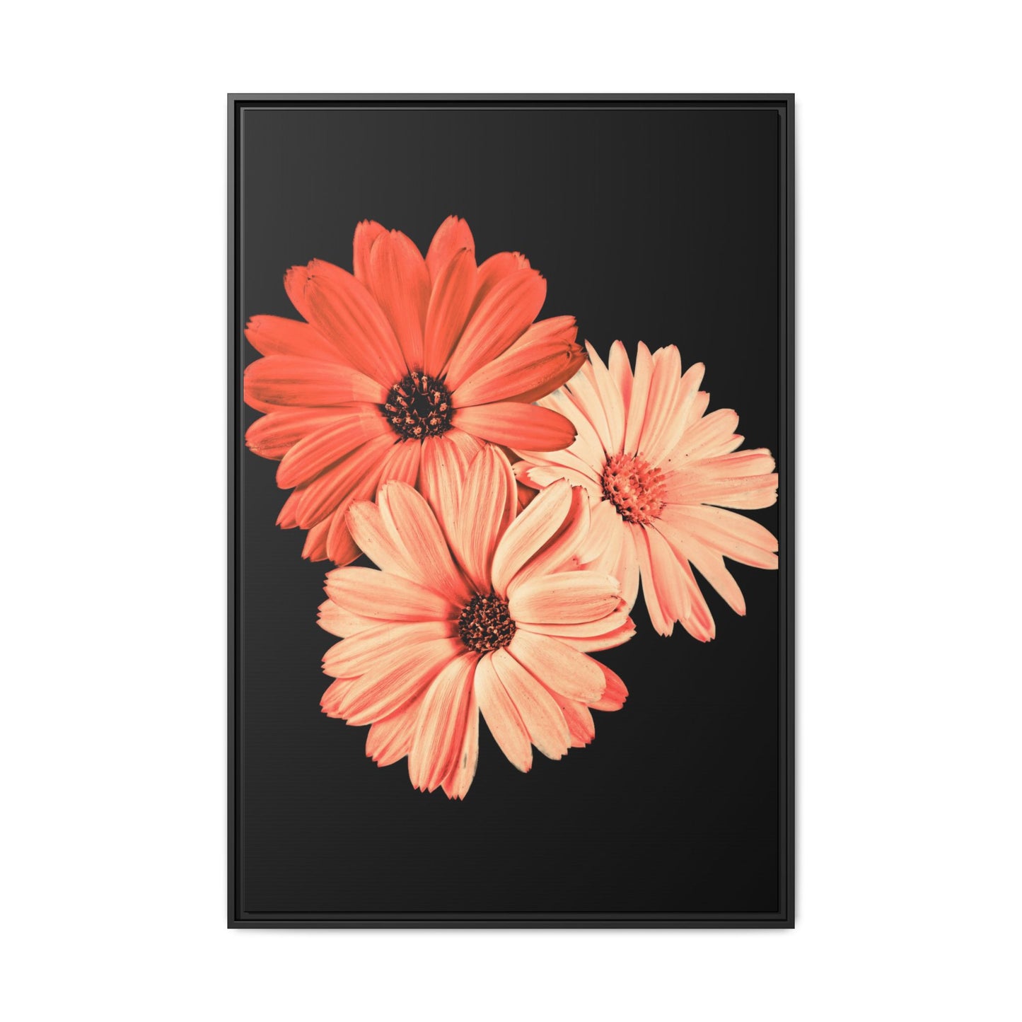 Collection Signature "FLORAL Numéro 6" sur Toile encadrée avec caisse américaine