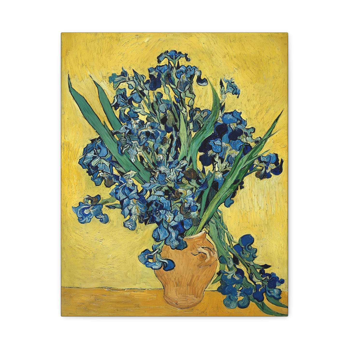 Irises (1890) by Vincent van Gogh  / Reproduction Fine Art sur Toile / Epaisseur 3,2cm - 1'25 po