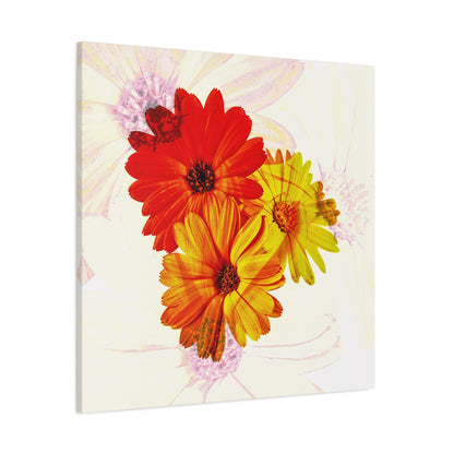 Collection Signature "FLORAL Numéro 19" sur Toile Fine Art sur Toile / Epaisseur 3,2cm - 1'25 po