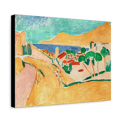 Collioure en août (autour de 1911) by Henri Matisse / Reproduction Fine Art sur Toile / Flanc Large Epaisseur 3.2 cm - 1.25 inch