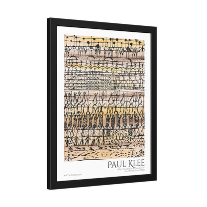 ERA. Cooling in a Garden of the Torrid Zone (1923) by Paul Klee / Affiche Encadrée série ART's Collection
