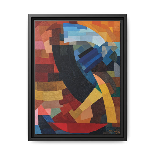 Fragments de figure à l'ensemble des plans (1928) by Otto Freundlich  / Toile encadrée sur caisse américaine