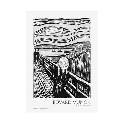 The Scream (1895) by Edvard Munch / Affiche imprimée - Série ART's Collection