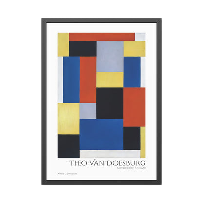 Composition XX (1920) by Theo Van Doesburg / Affiche Encadrée série ART's Collection