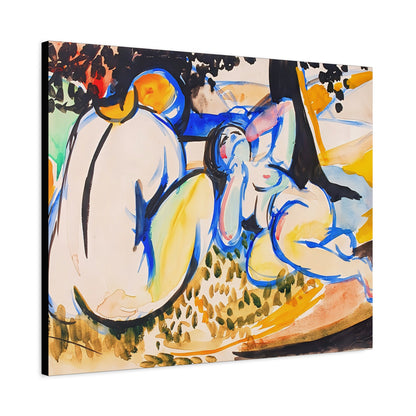 Nudes (1915-1918) by Henry Lyman Saÿen  / Reproduction Fine Art sur Toile / Flanc Large Epaisseur 3.2 cm - 1.25 inch