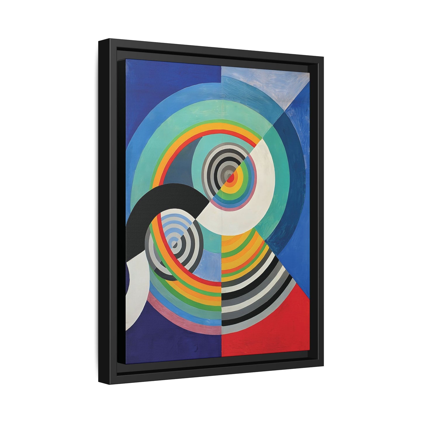 Rythme Numéro 3 (1938)  by Robert Delaunay  / Toile encadrée sur caisse américaine