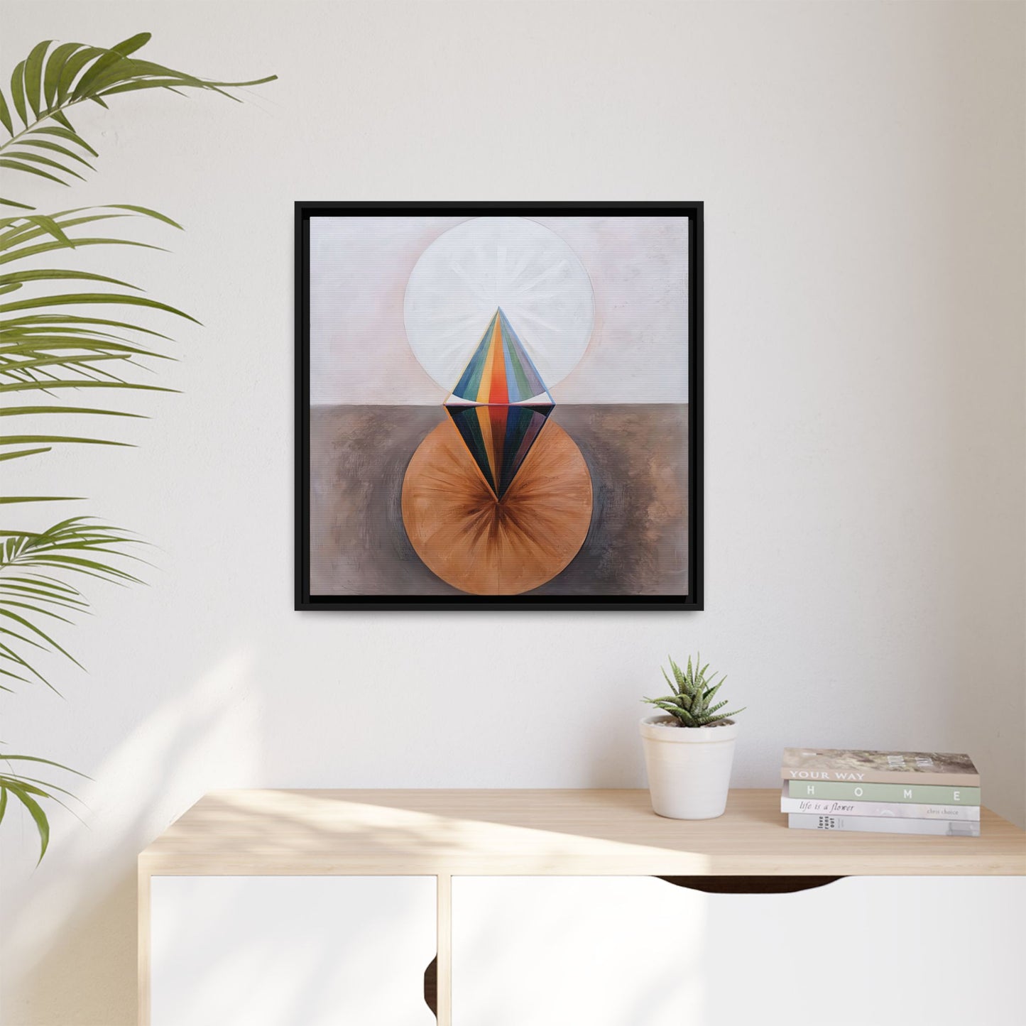 The Swan, No. 12, Group IX-SUW (1915) by Hilma af Klint   / Toile encadrée sur caisse américaine
