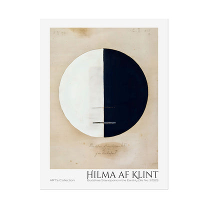 Buddhas Standpoint in the Earthly Life No. 3 (1920) by Hilma af Klint  / Affiche imprimée - Série ART's Collection