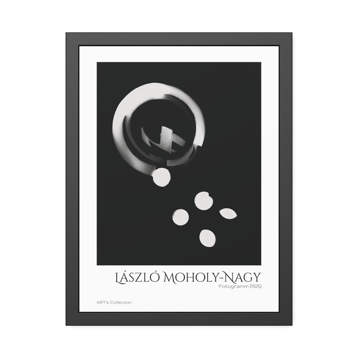 Fotogramm (1925) by László Moholy-Nagy  / Affiche Encadrée série ART's Collection