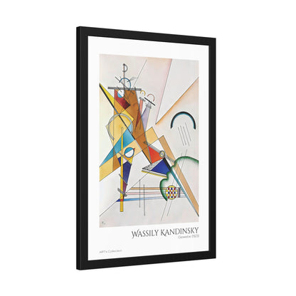 Gewebe (1923) by Wassily Kandinsky / Affiche Encadrée série ART's Collection