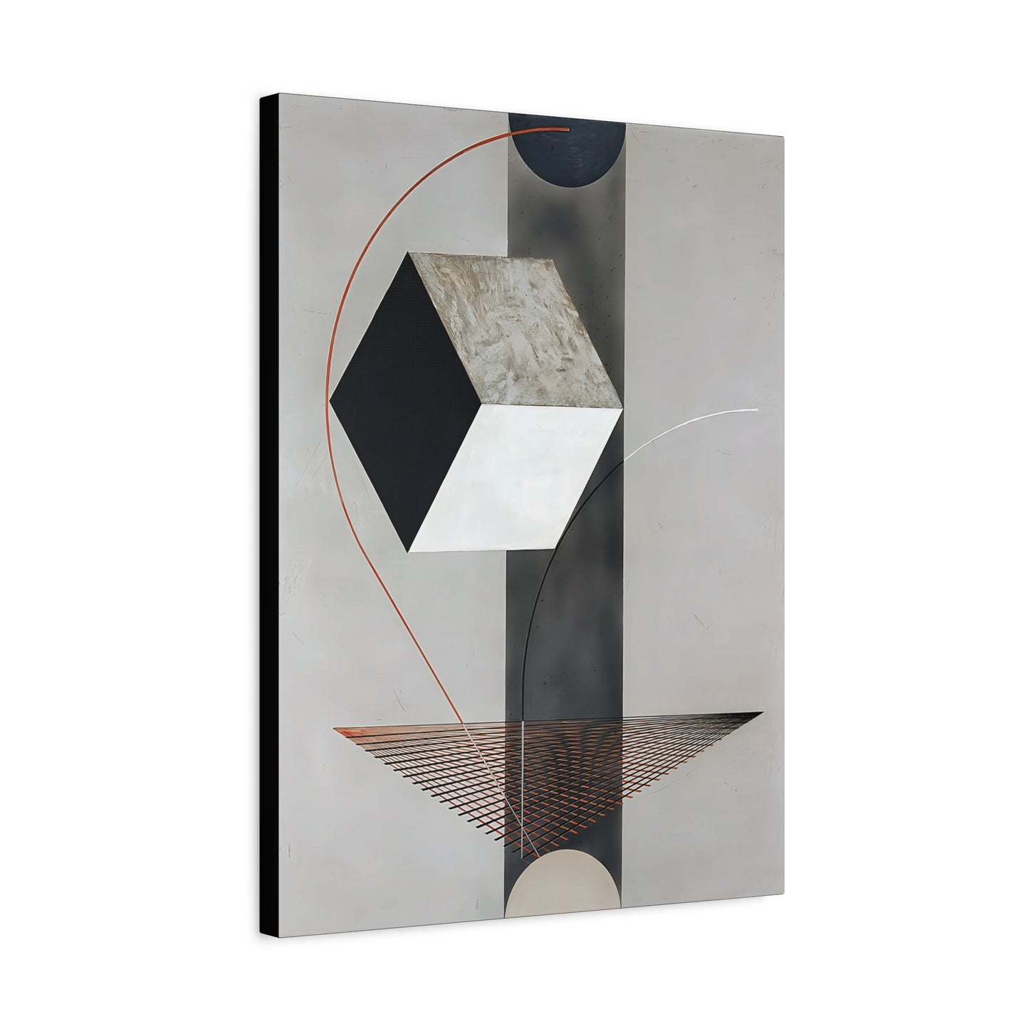 Proun 99 (ca. 1923-1925) by El Lissitzky / Reproduction Fine Art sur Toile /  Epaisseur 3.2 cm - 1.25 inch