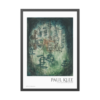 Lichtung E (Clearing E) (1930)  by Paul Klee / Affiche Encadrée série ART's Collection