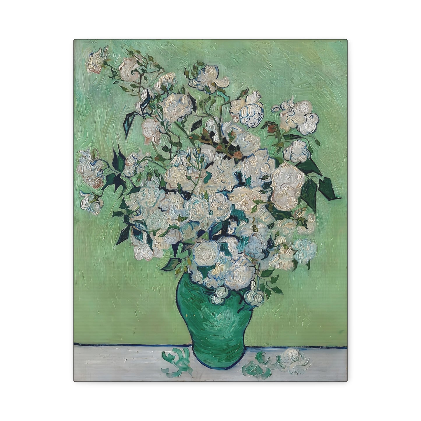 Roses (1890) by Vincent van Gogh  / Reproduction Fine Art sur Toile / Epaisseur 3,2cm - 1'25 po