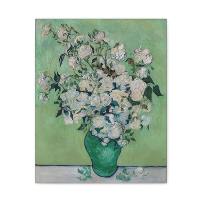 Roses (1890) by Vincent van Gogh  / Reproduction Fine Art sur Toile / Epaisseur 3,2cm - 1'25 po