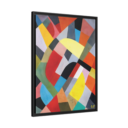 Composition Abstraite (1936-38) by Otto Freundlich   / Toile encadrée sur caisse américaine