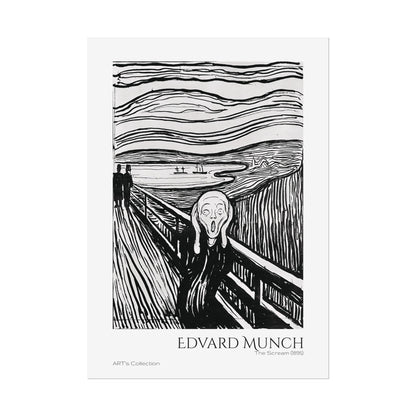The Scream (1895) by Edvard Munch / Affiche imprimée - Série ART's Collection