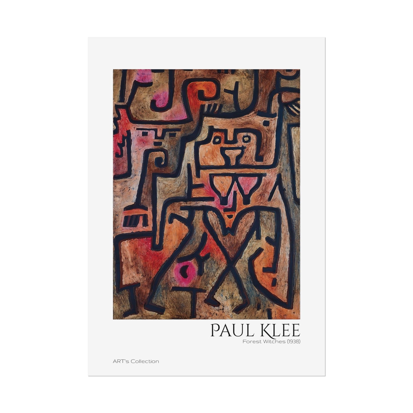 Forest Witches (1938)  by Paul Klee / Affiche imprimée - Série ART's Collection