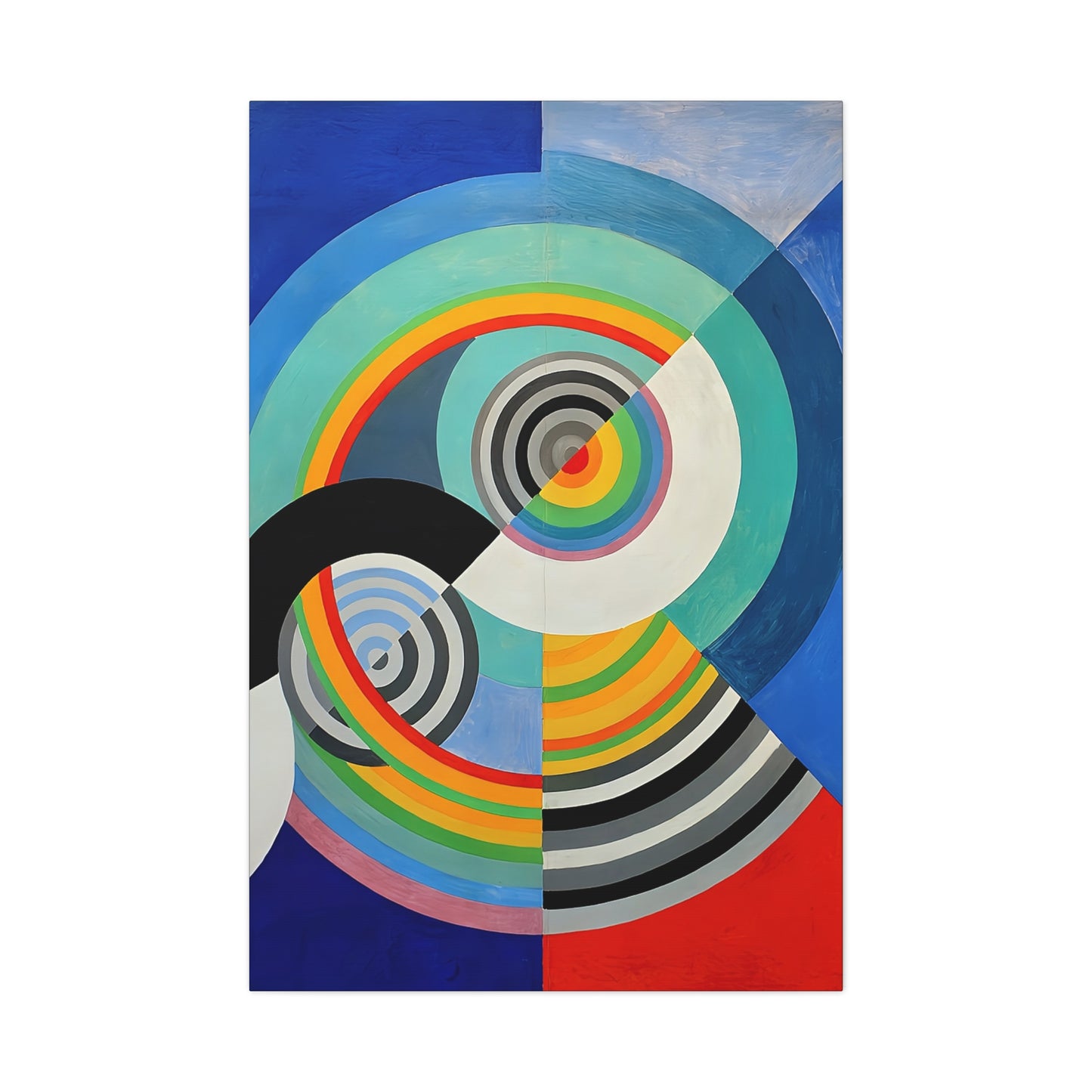 Rythme numéro 3 (1938) by Robert Delaunay / Reproduction Fine Art sur Toile / Epaisseur 3,2cm - 1'25 po