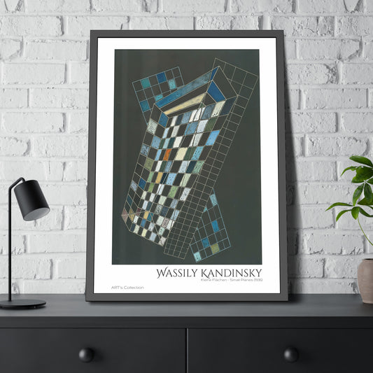 Kleine Flächen - Small Planes (1936) by Wassily Kandinsky / Affiche Encadrée série ART's Collection
