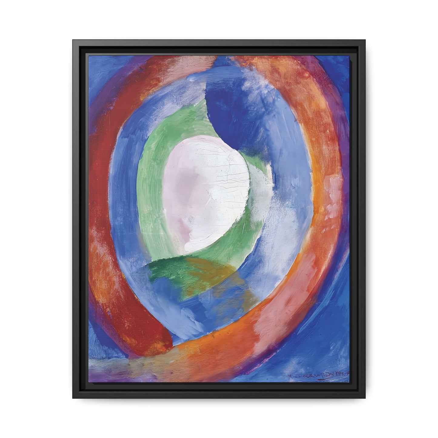 Formes circulaires Lune Numéro 1 (1913)  by Robert Delaunay  / Toile encadrée sur caisse américaine