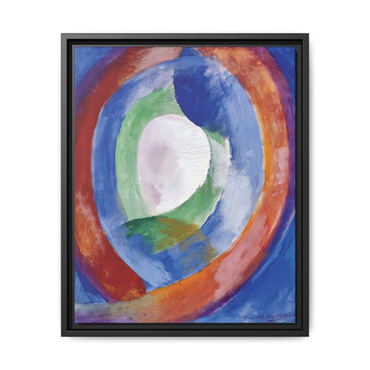 Formes circulaires Lune Numéro 1 (1913)  by Robert Delaunay  / Toile encadrée sur caisse américaine