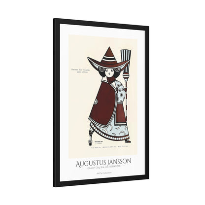 Queen City Ink, Ad. 13 (1890-1913) by Augustus Jansson  / Affiche Encadrée série ART's Collection
