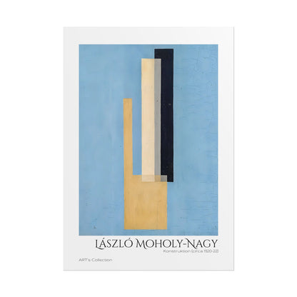 Konstruktion (circa 1920-22) by László Moholy-Nagy / Affiche imprimée - Série ART's Collection