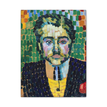 Jean Metzinger (1906) by Robert Delaunay / Reproduction Fine Art sur Toile / Epaisseur 3,2cm - 1'25 po
