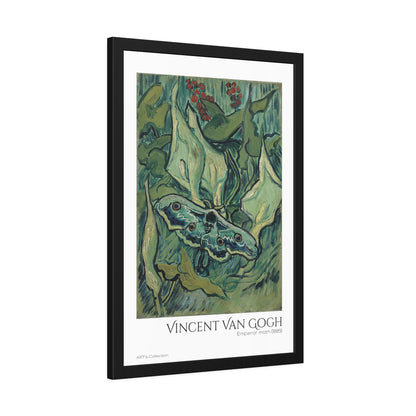 Emperor moth (1889) by Vincent Van Gogh / Affiche Encadrée série ART's Collection