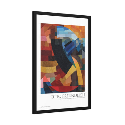 Fragments de figure à l'ensemble des plans (1928) by Otto Freundlich  / Affiche Encadrée série ART's Collection