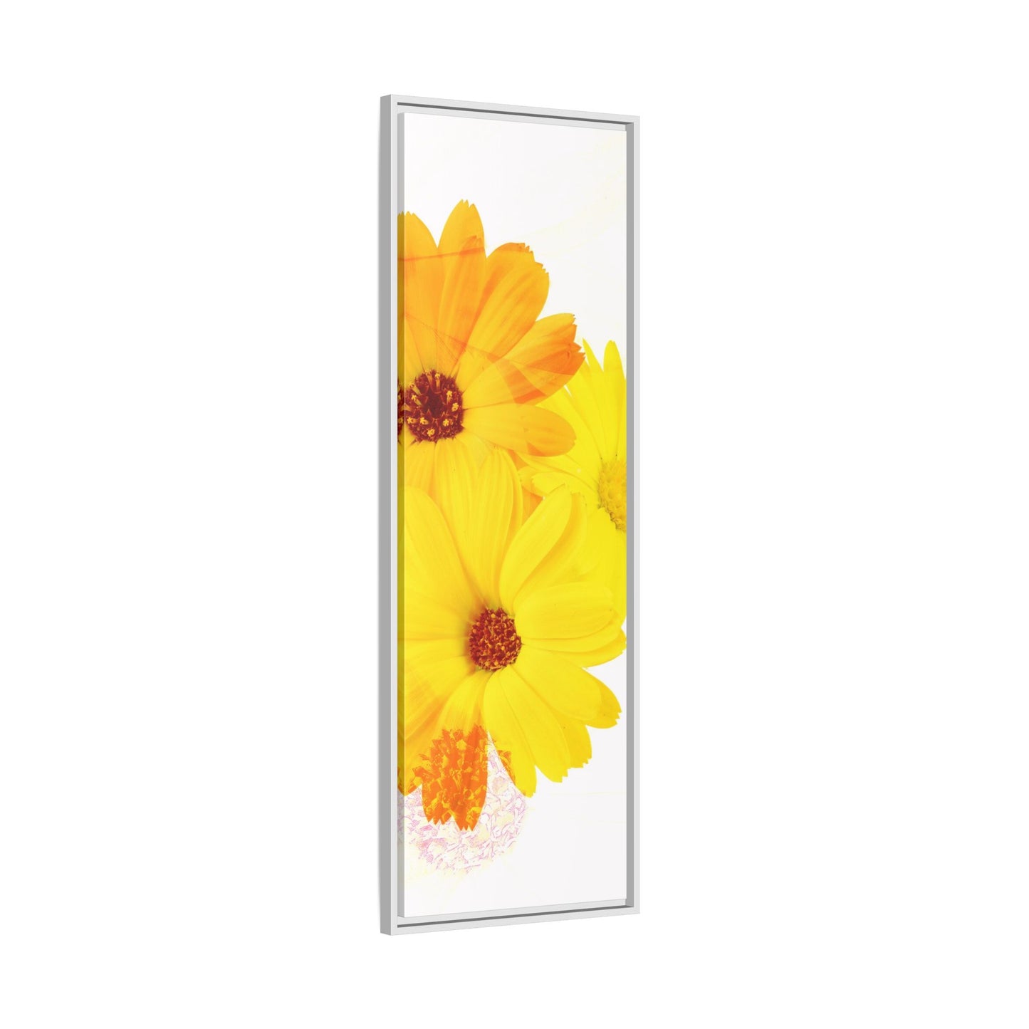 Collection Signature "FLORAL Numéro 16" sur Toile encadrée avec caisse américaine