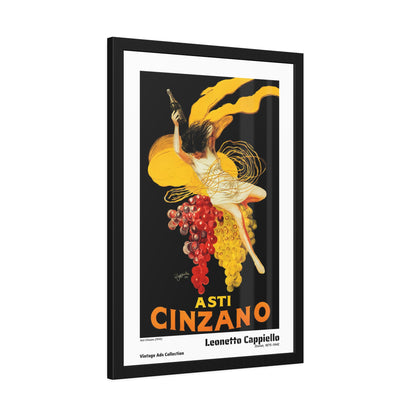 Asti Cinzano (1910) by Leonetto Cappiello / Affiche Encadrée Série Vintage Ads Collection
