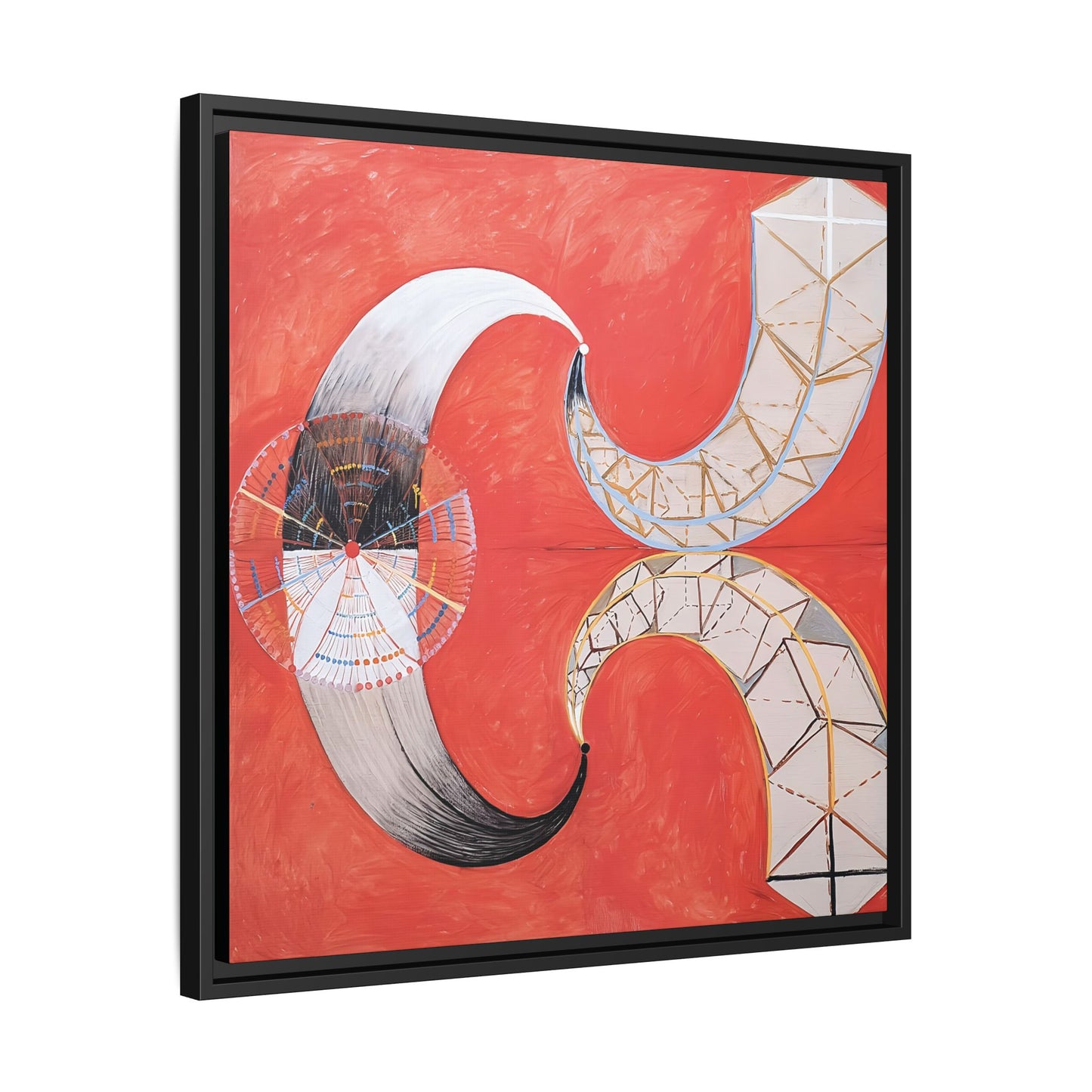 Group IX-SUW, The Swan, No. 9 (1915) by Hilma af Klint   / Toile encadrée sur caisse américaine