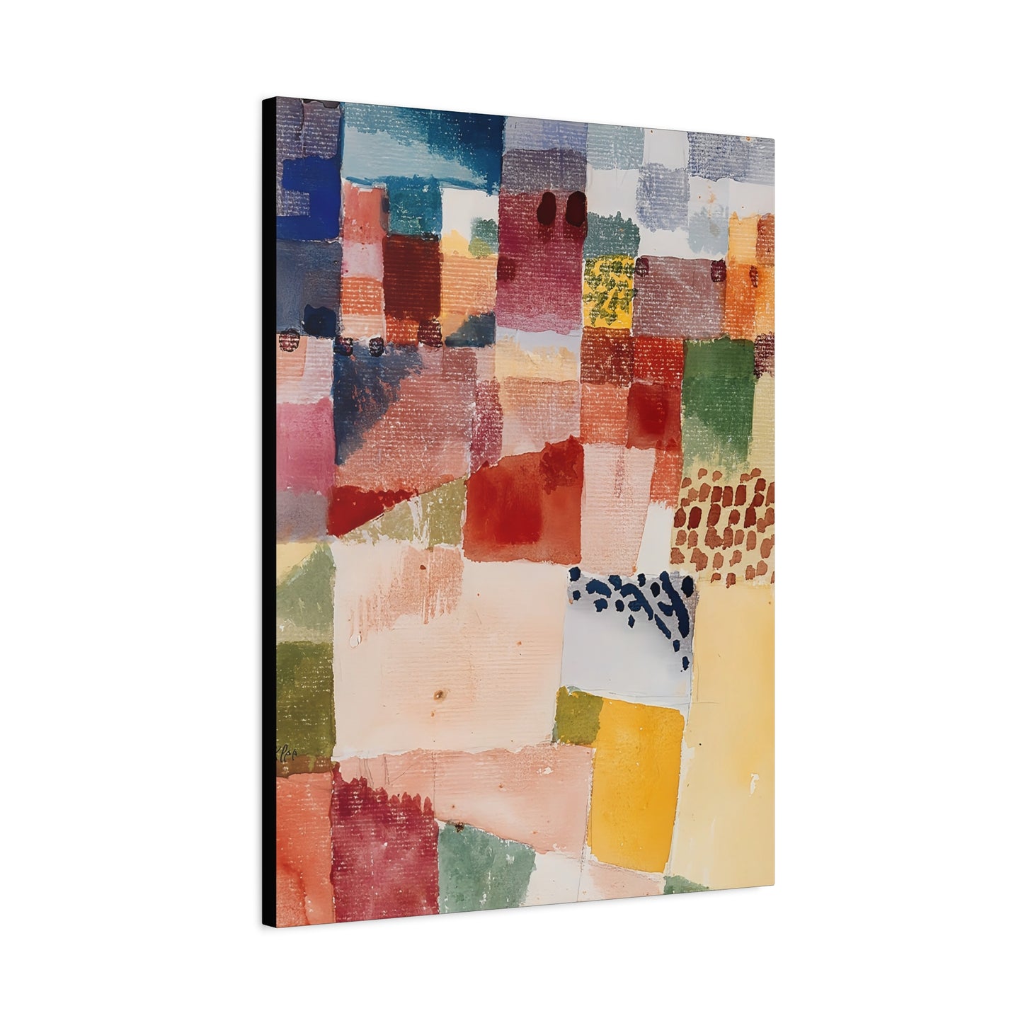 Motif from Hammamet (1914) by Paul Klee  / Reproduction Fine Art sur Toile / Epaisseur 3,2cm - 1'25 po