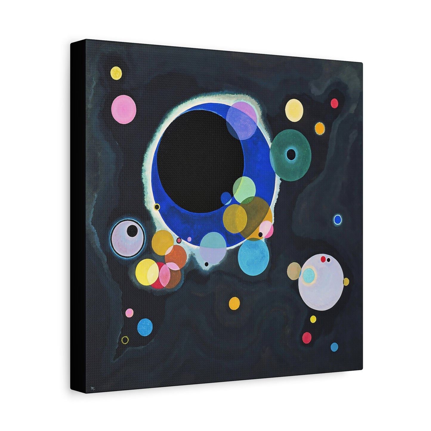 Several Circles (1926) by Wassily Kandinsky  / Reproduction Fine Art sur Toile / Epaisseur 3,2cm - 1'25 po