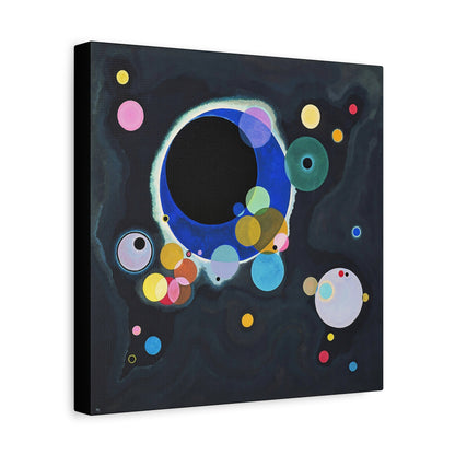 Several Circles (1926) by Wassily Kandinsky  / Reproduction Fine Art sur Toile / Epaisseur 3,2cm - 1'25 po