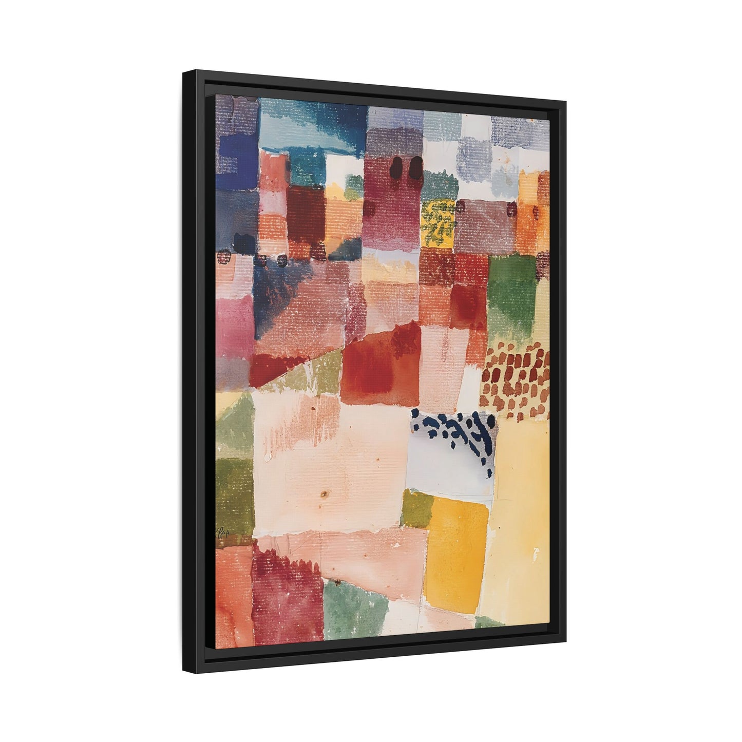 Motif from Hammamet (1914) by Paul Klee / Toile encadrée sur caisse américaine