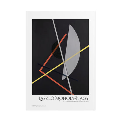 E IV, Konstruktion VII (ca 1922) by László Moholy-Nagy / Affiche imprimée - Série ART's Collection