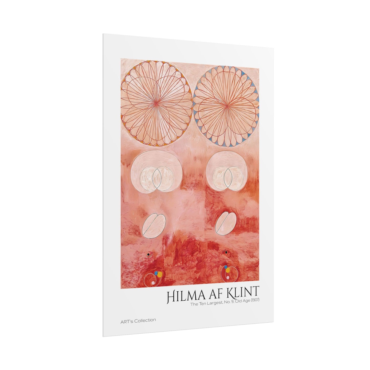 The Ten Largest, No. 9, Old Age (1907) by Hilma af Klint  / Affiche imprimée - Série ART's Collection