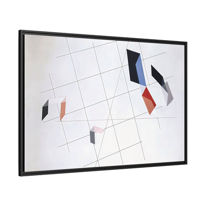 L IV (1936) by László Moholy-Nagy  / Toile encadrée sur caisse américaine