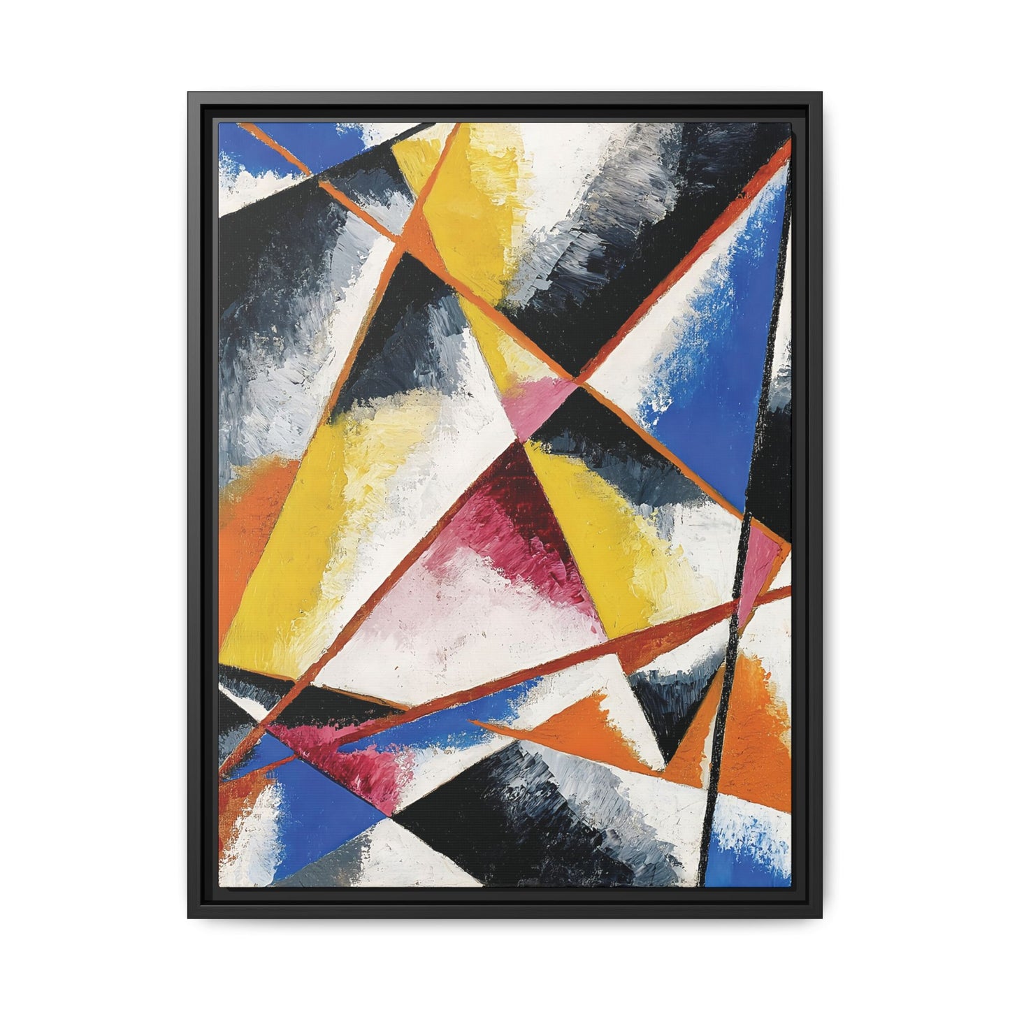 Untitled Compositions (circa 1916)  by Lyubov Popova / Toile encadrée sur caisse américaine
